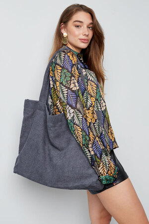 Shopper bag corduroy - grey h5 Picture2